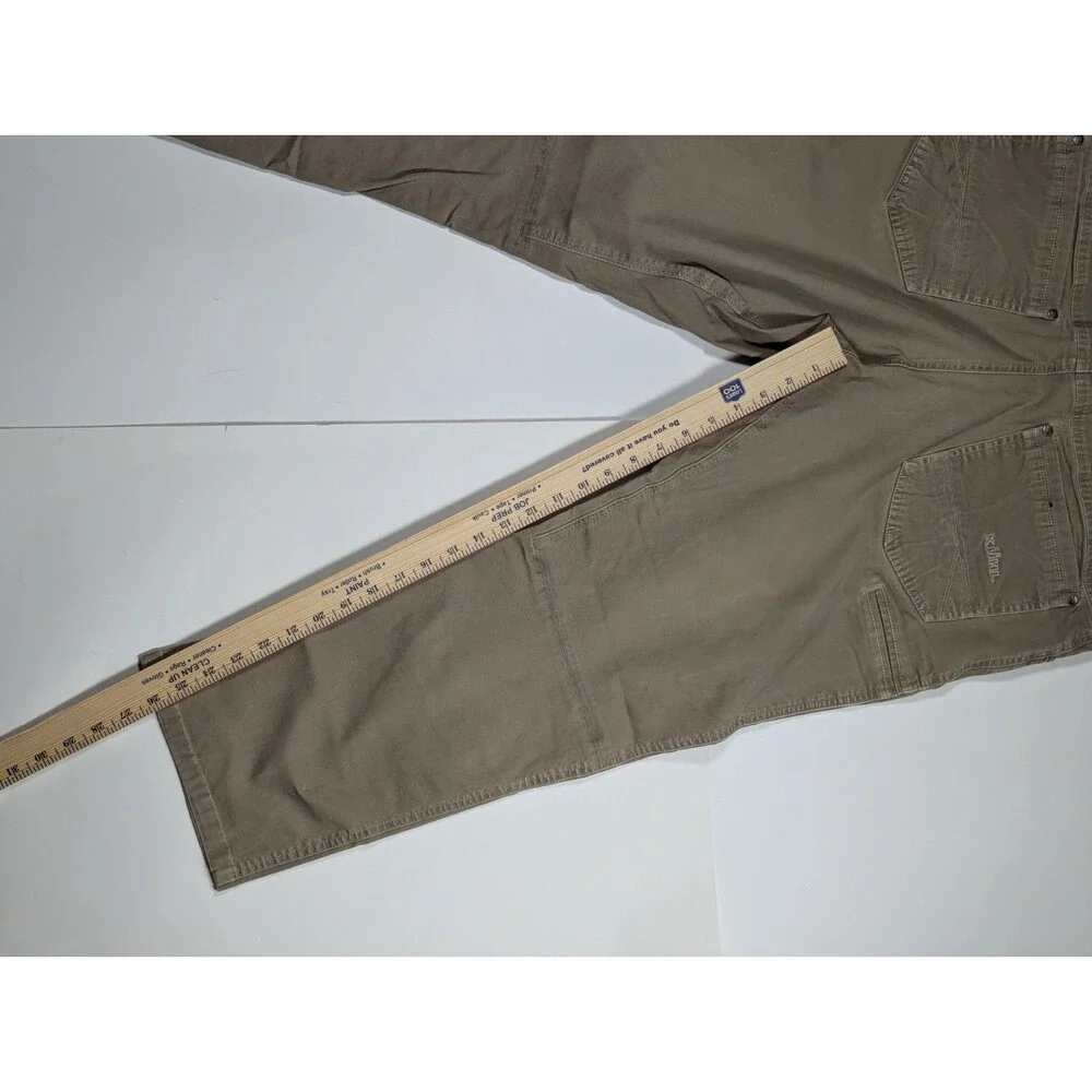 KÜHL Crag Series Outdoor Hiking Work Pants Khaki Stretch Utility 36x30